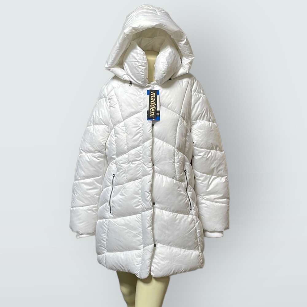 Madden NYC | ladies Pillow Collar Insulated Coat | Parka